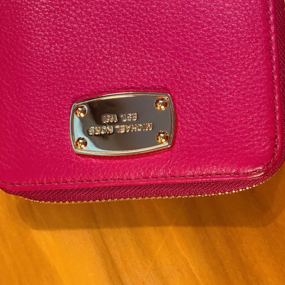 Michael Kors Pink Leather Wallet - Picture 7 of 7